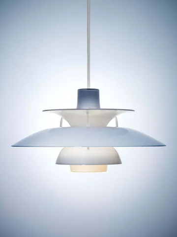 PH 5 pendel Ø32 cm - Opal pale blue - Louis Poulsen