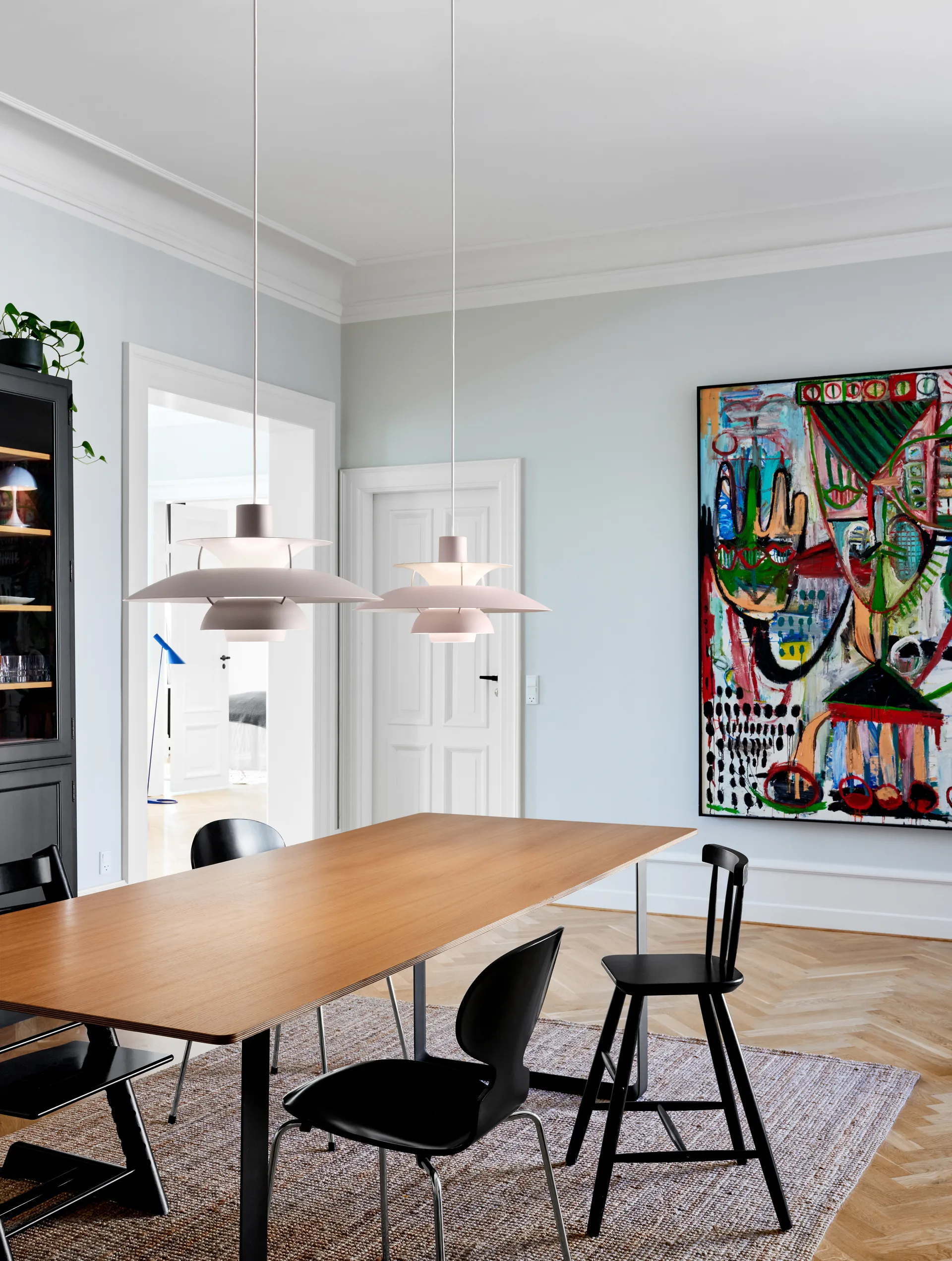 PH 5 pendel, Ø500, Ljusrosa Louis Poulsen