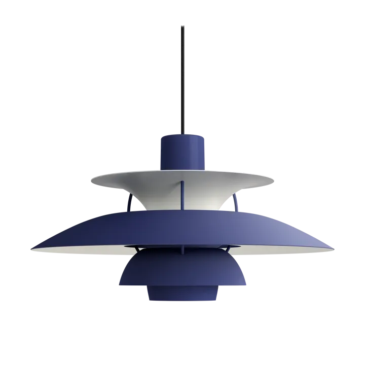 PH 5 pendel - Ø500, Monokrom Dusty indigo - Louis Poulsen
