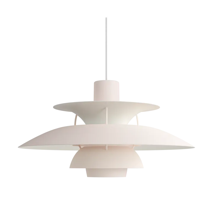 PH 5 pendel - Ø500, Monokrom Pale blush - Louis Poulsen