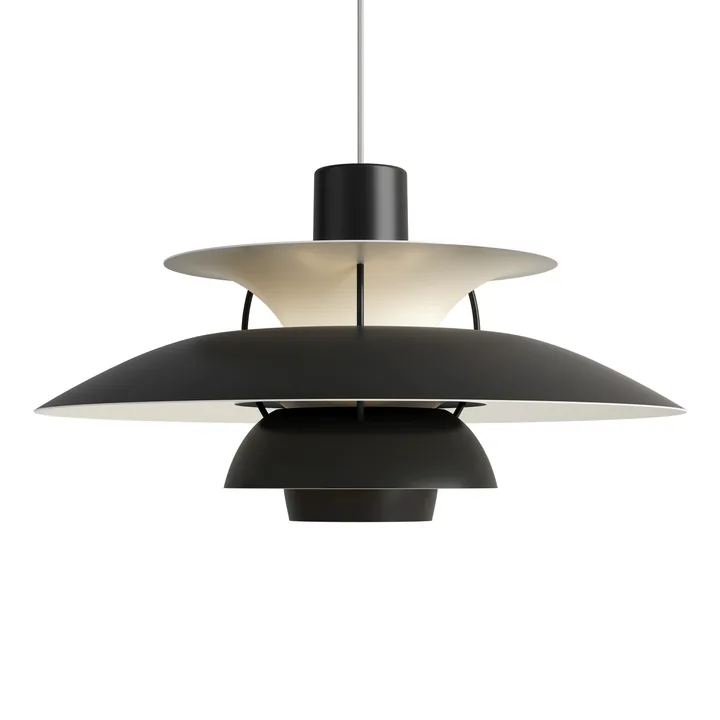 PH 5 pendel - Ø500, Svart - Louis Poulsen