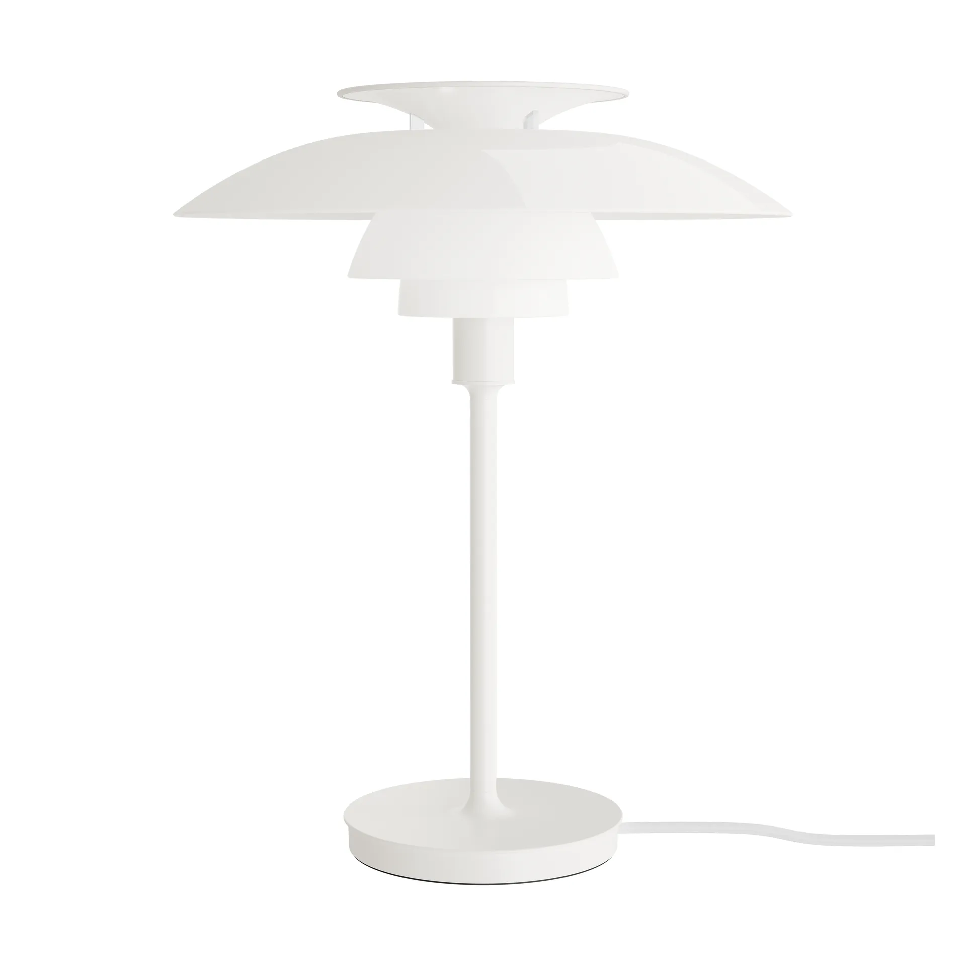 PH 80 bordslampa, Vit opal, vit Louis Poulsen