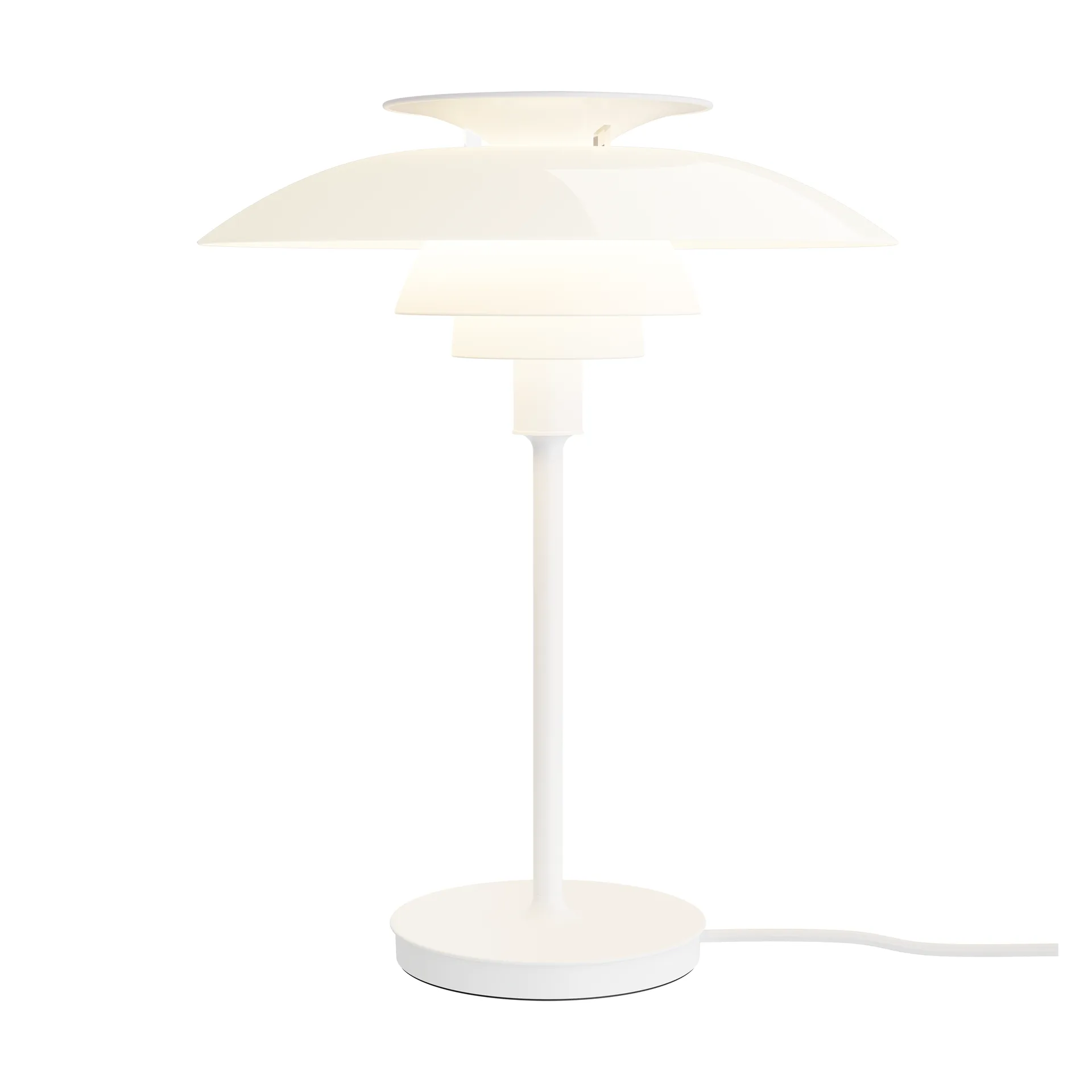 PH 80 bordslampa, Vit opal, vit Louis Poulsen