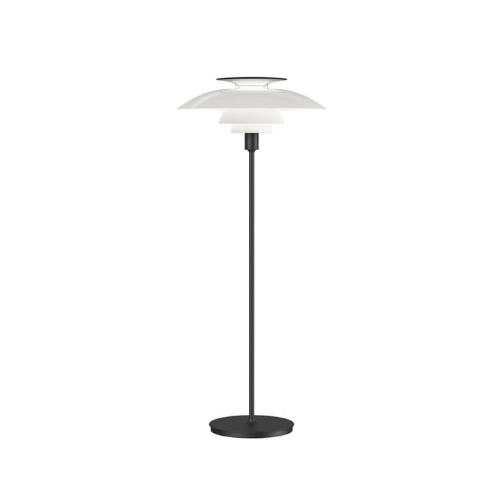 PH 80 dimbar golvlampa - Svart, vit opal akryl - Louis Poulsen