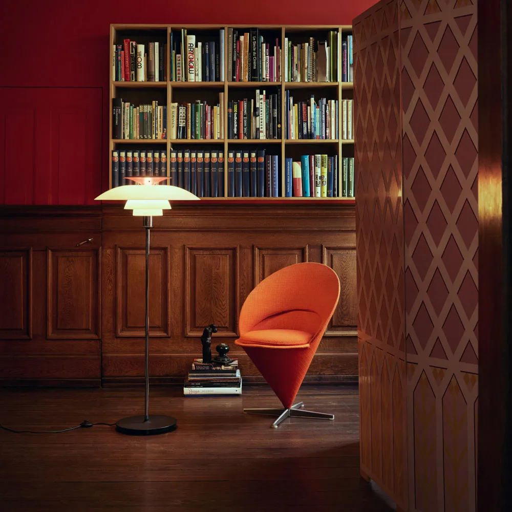 PH 80 golvlampa, Vit, vit opal akryl Louis Poulsen