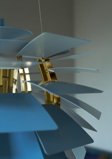 PH Artichoke pendel Ø48 cm - Dusty blue-brass metallised - Louis Poulsen
