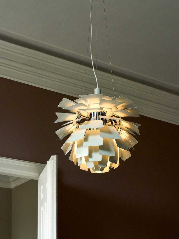 PH Artichoke pendel Ø48 cm, Dusty green-high lustre chrome plated Louis Poulsen