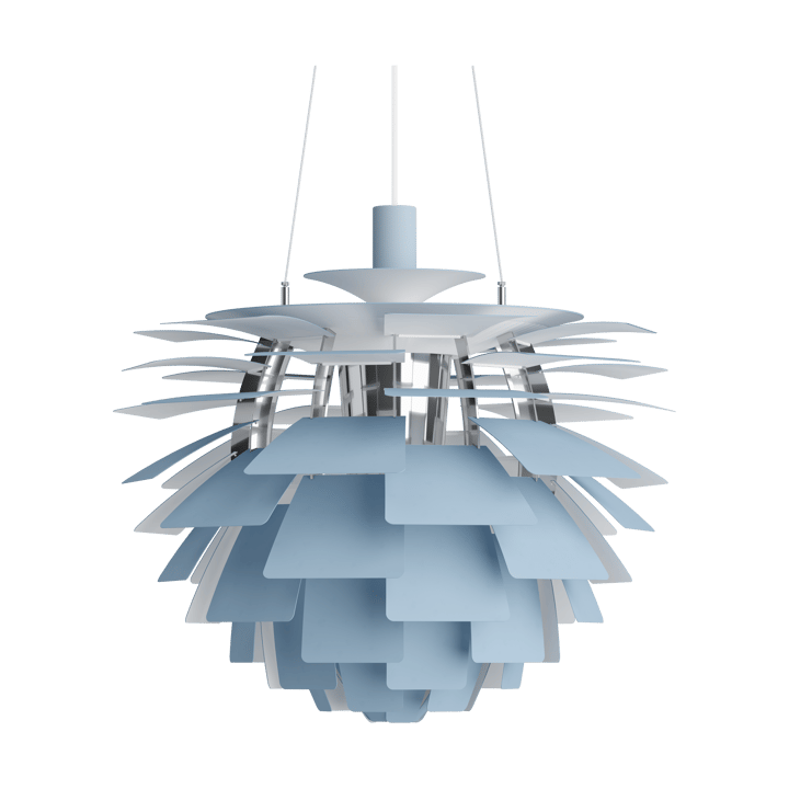 PH Artichoke pendel Ø60 cm - Dusty blue-high lustre chrome plated - Louis Poulsen