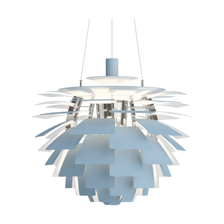 PH Artichoke pendel Ø60 cm, Dusty blue-high lustre chrome plated Louis Poulsen
