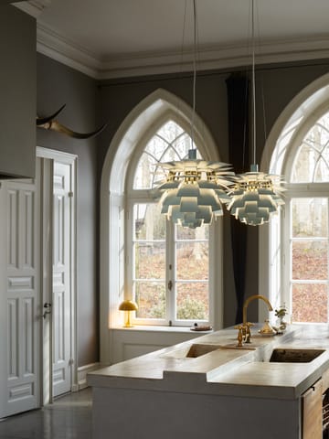 PH Artichoke pendel Ø60 cm - Dusty green-high lustre chrome plated - Louis Poulsen