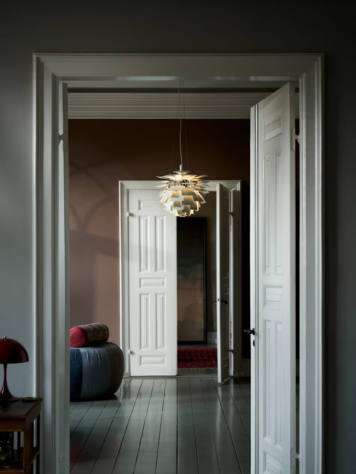 PH Artichoke pendel Ø60 cm, Dusty green-high lustre chrome plated Louis Poulsen