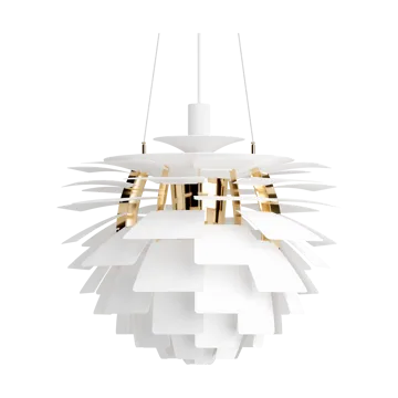 PH Artichoke pendel Ø60 cm - Soft white-brass metallised - Louis Poulsen