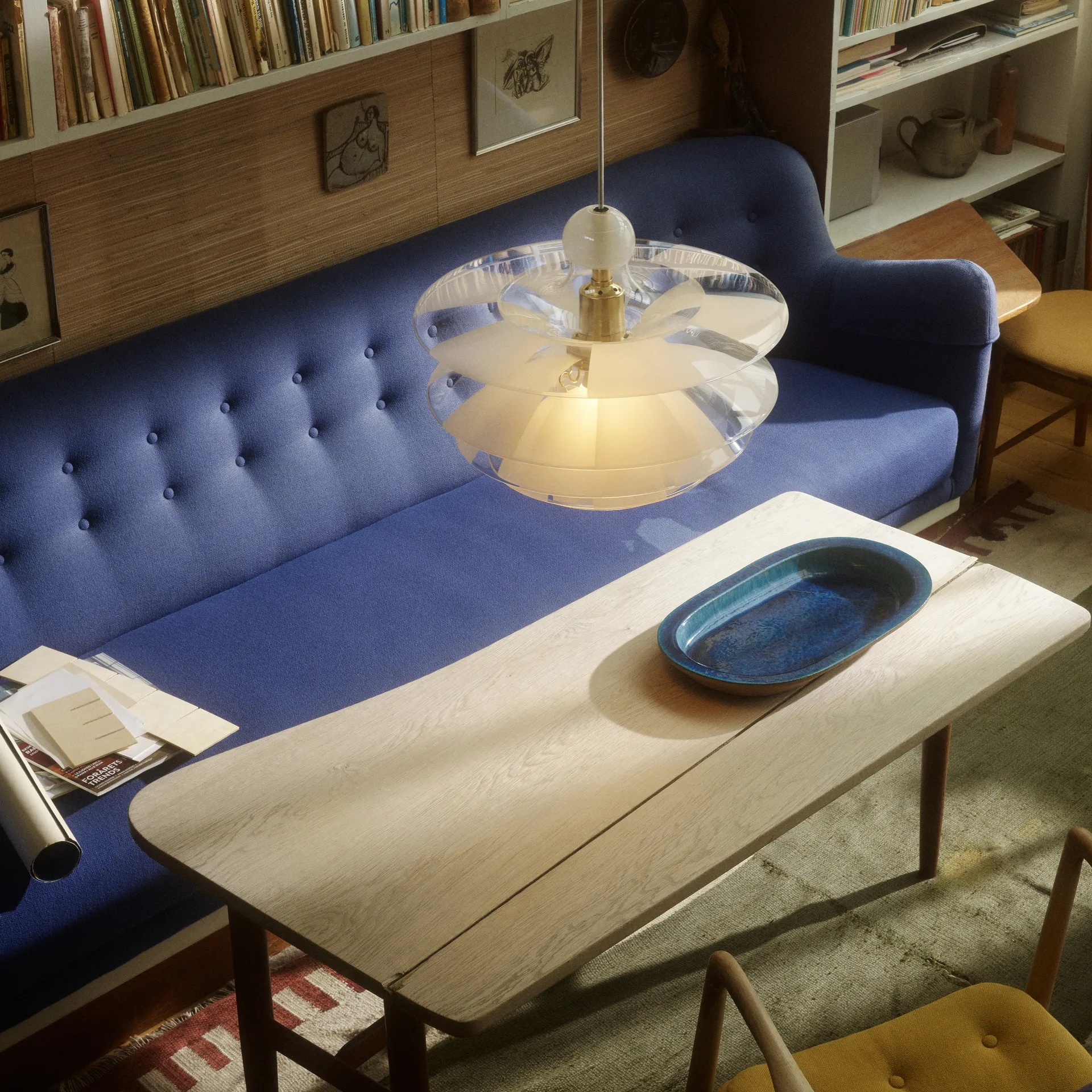 PH Septima pendel Ø50 cm, Glas Louis Poulsen