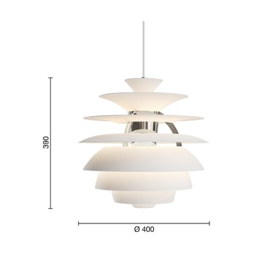 PH Snowball pendel E27 - Soft white-brass - Louis Poulsen