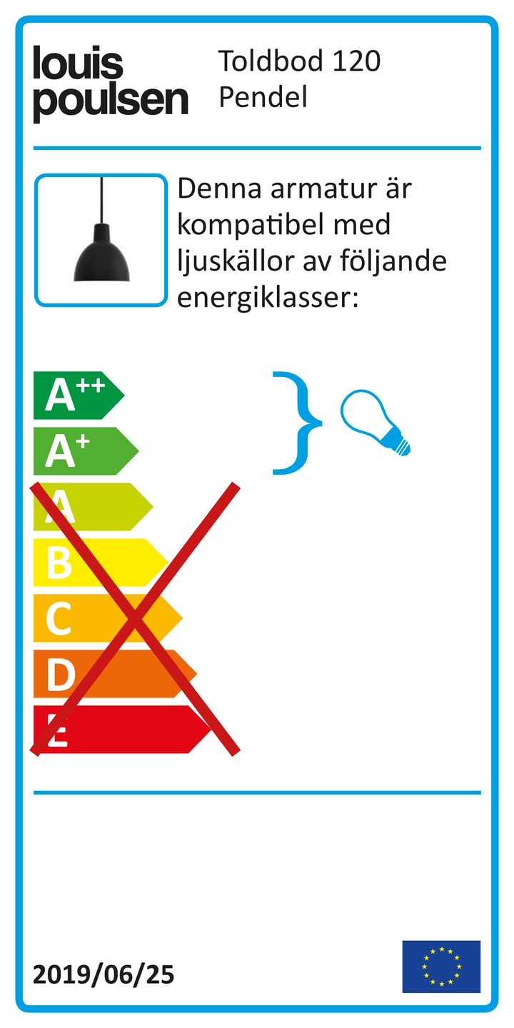 Toldbod 120 pendel - Vit - Louis Poulsen