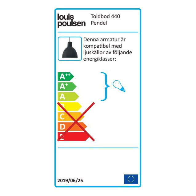 Toldbod 400 pendel, Svart Louis Poulsen