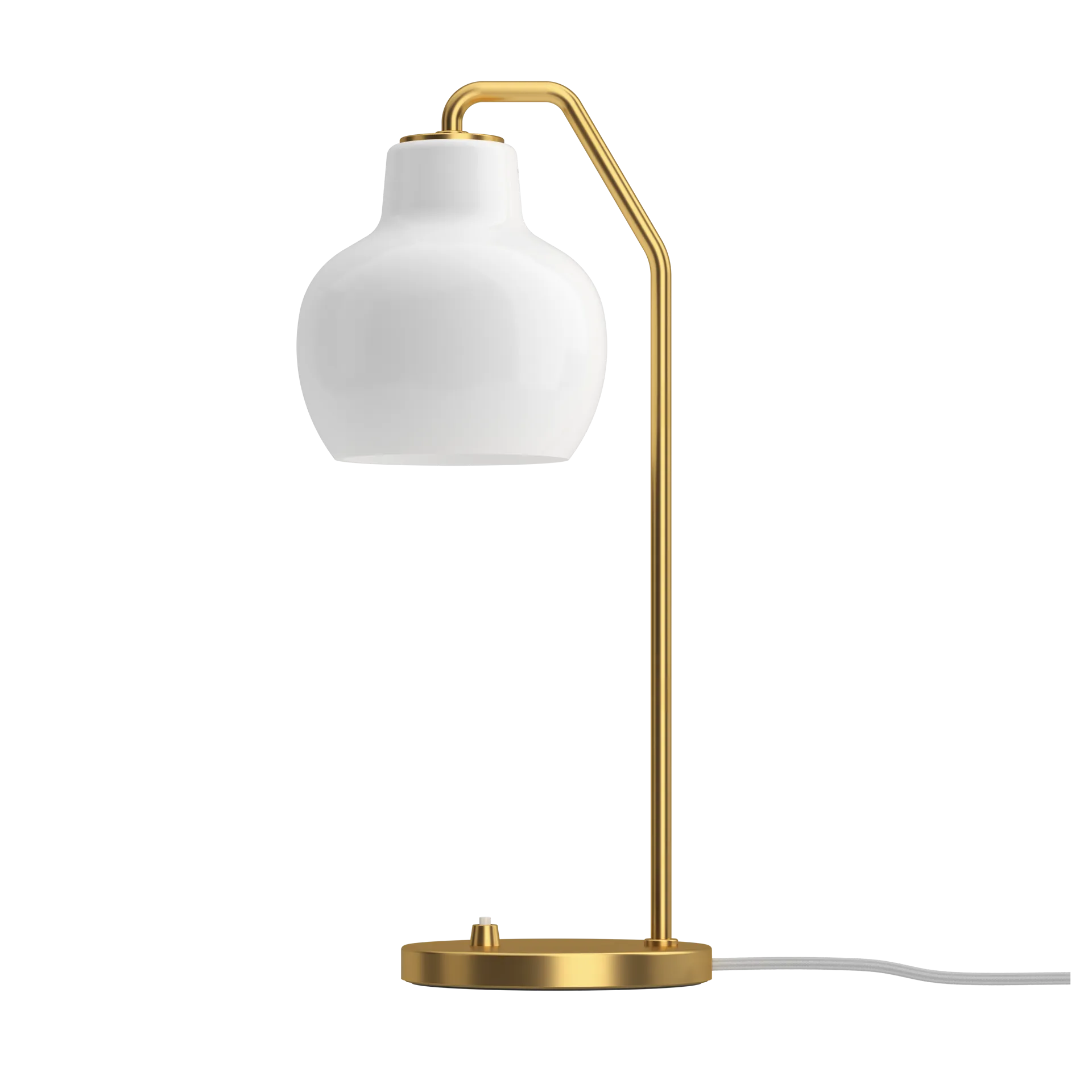 VL Ring Crown bordslampa Ø15 cm, Mässing-opalglas Louis Poulsen