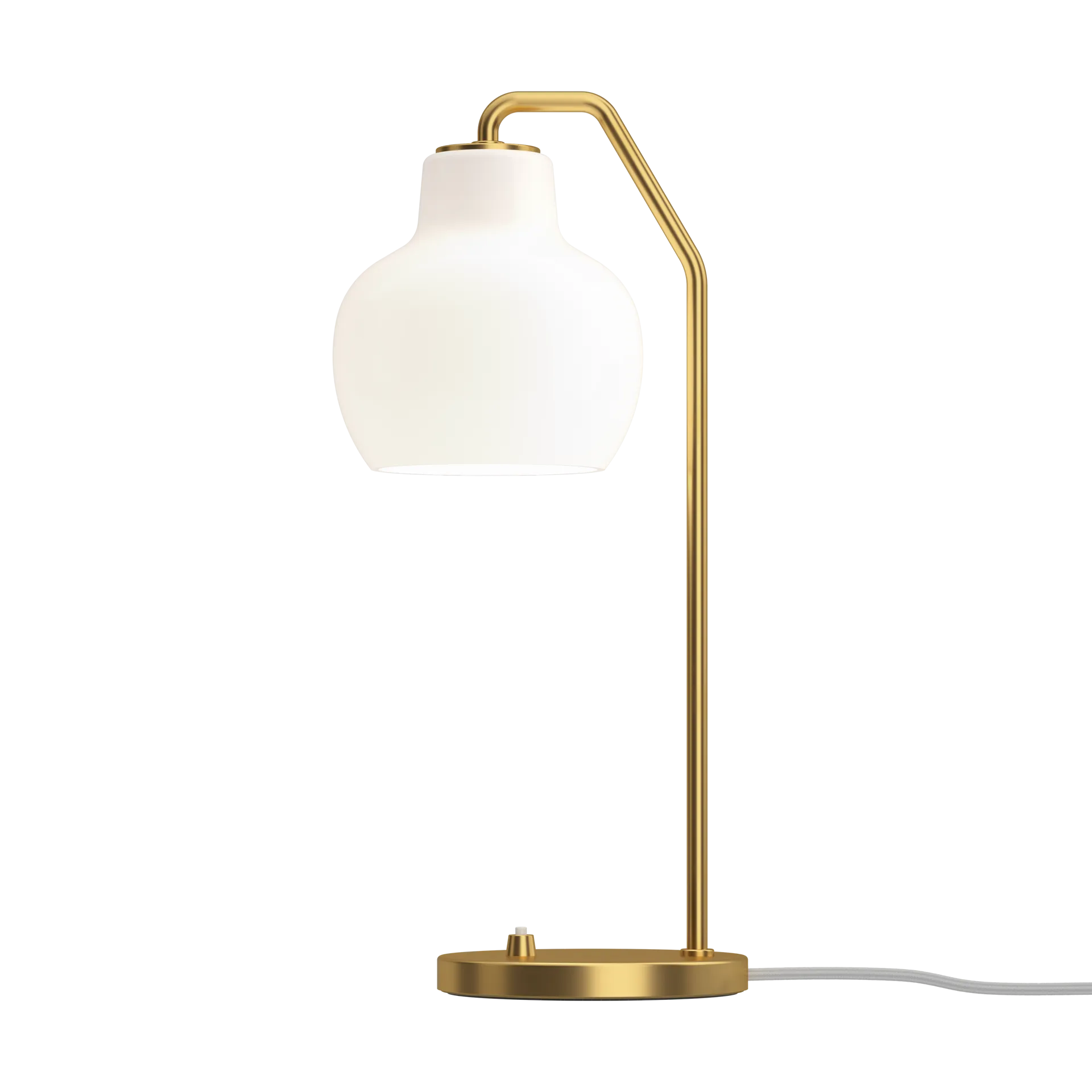 VL Ring Crown bordslampa Ø15 cm, Mässing-opalglas Louis Poulsen