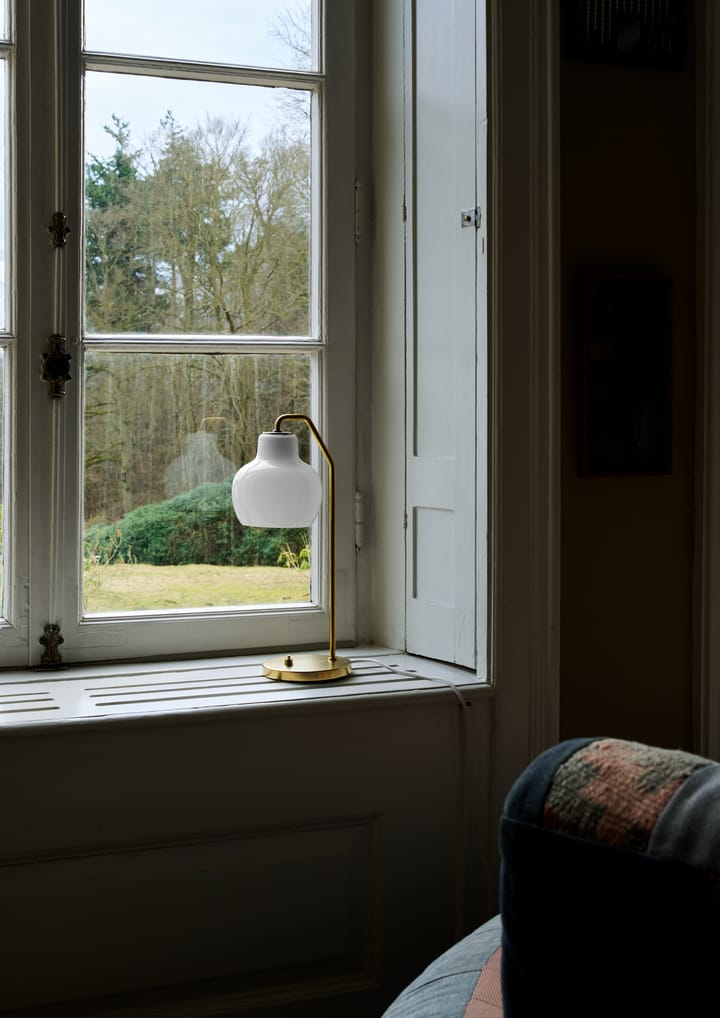 VL Ring Crown bordslampa Ø15 cm, Mässing-opalglas Louis Poulsen