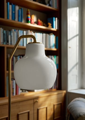 VL Ring Crown golvlampa - Mässing-opalglas - Louis Poulsen