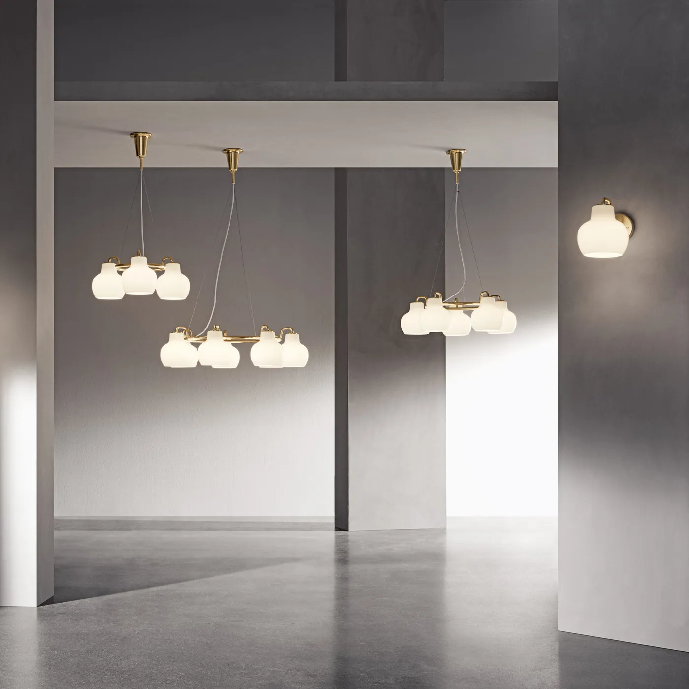 VL Ring Crown vägglampa, 1 Louis Poulsen