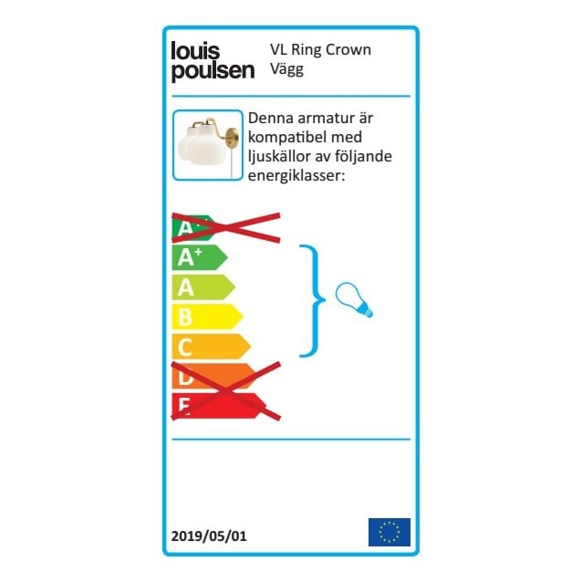 VL Ring Crown vägglampa - 1 - Louis Poulsen