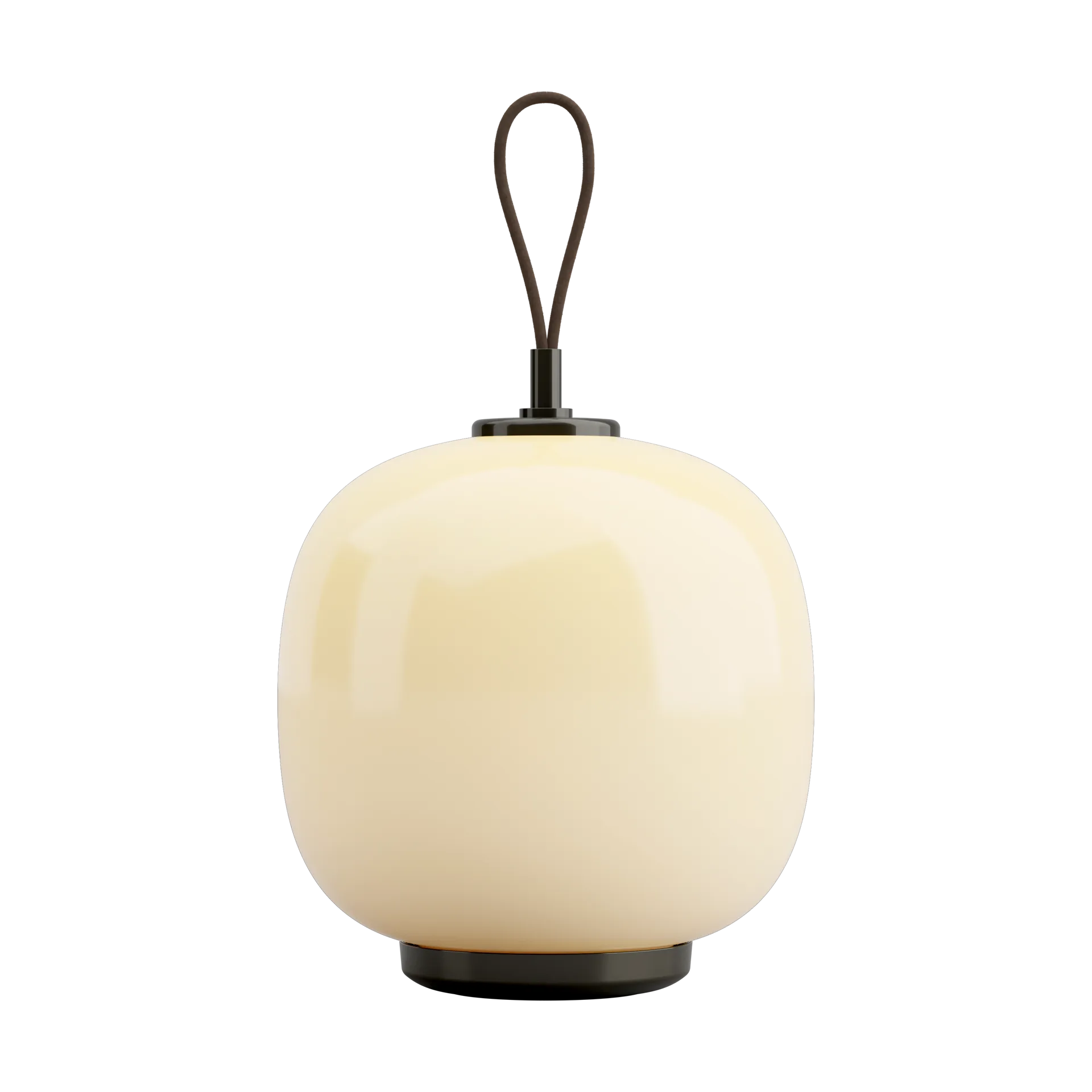 VL45 Radiohus portabel lampa Ø17,5 cm, Brass-pale yellow glass Louis Poulsen