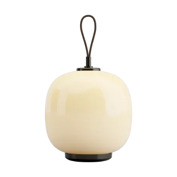 VL45 Radiohus portabel lampa Ø17,5 cm - Brass-pale yellow glass - Louis Poulsen