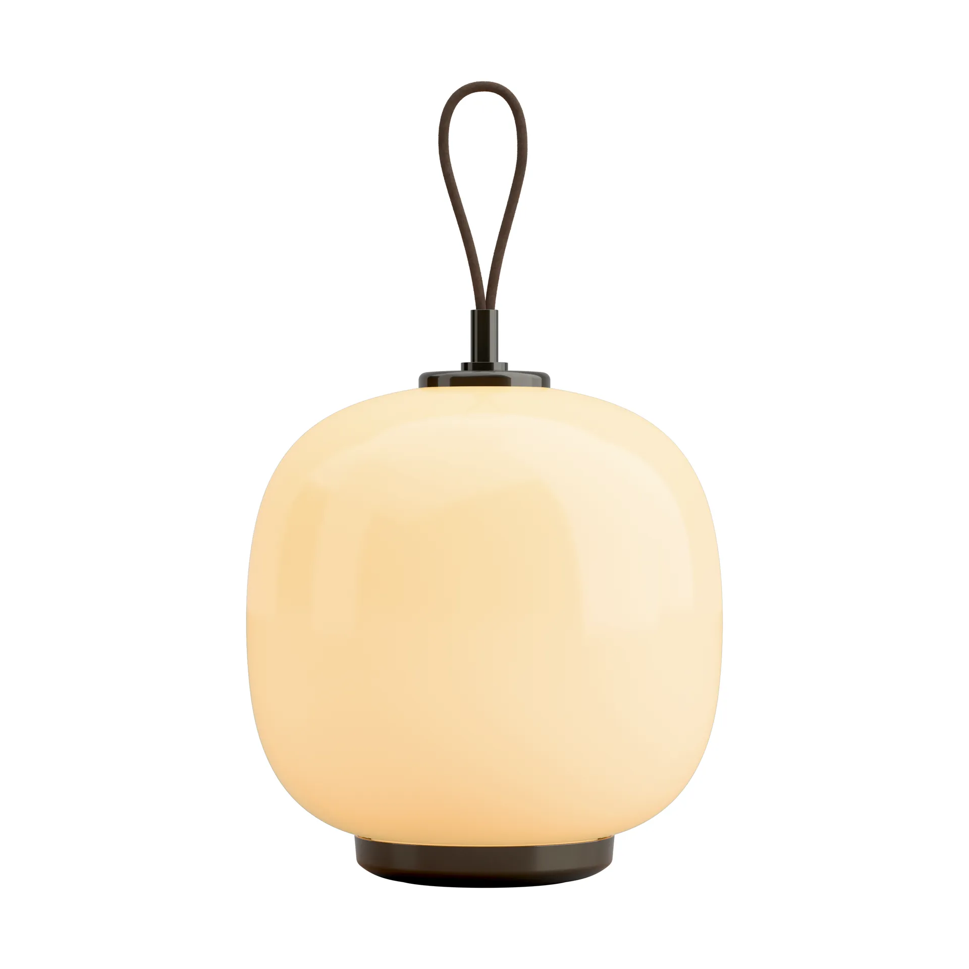VL45 Radiohus portabel lampa Ø17,5 cm, Brass-pale yellow glass Louis Poulsen