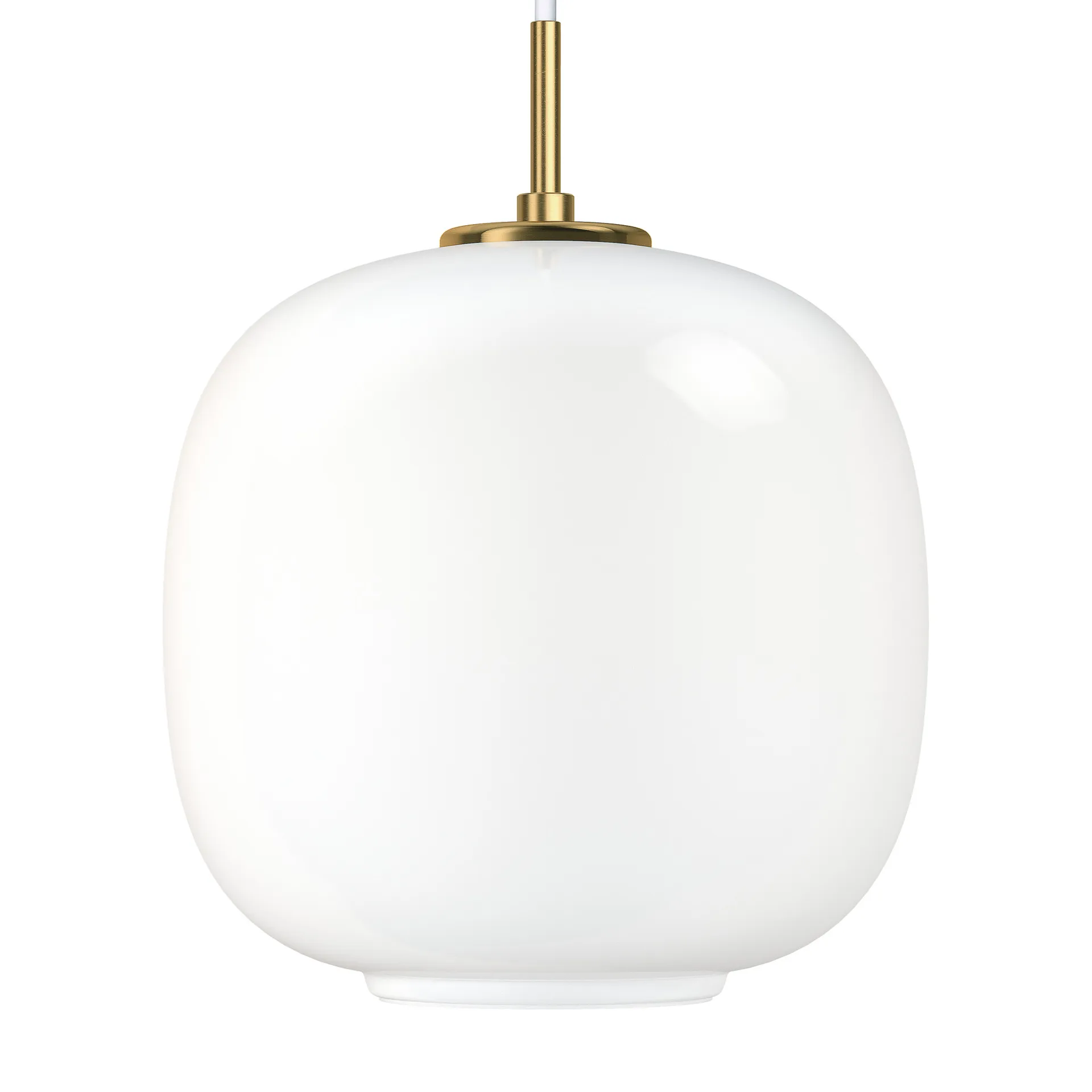 VL45 Radiohuspendel Ø25 cm, Brass-white opal glass Louis Poulsen