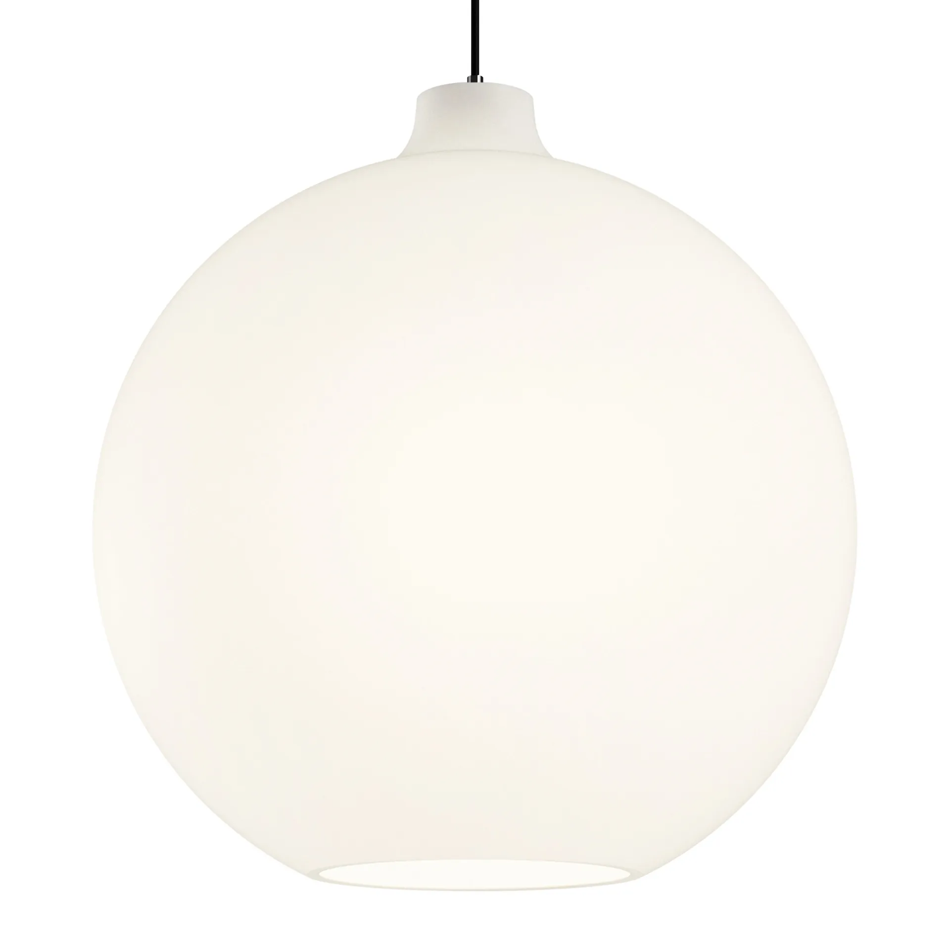 Wohlert pendel Ø40 cm, Vitt opalglas Louis Poulsen