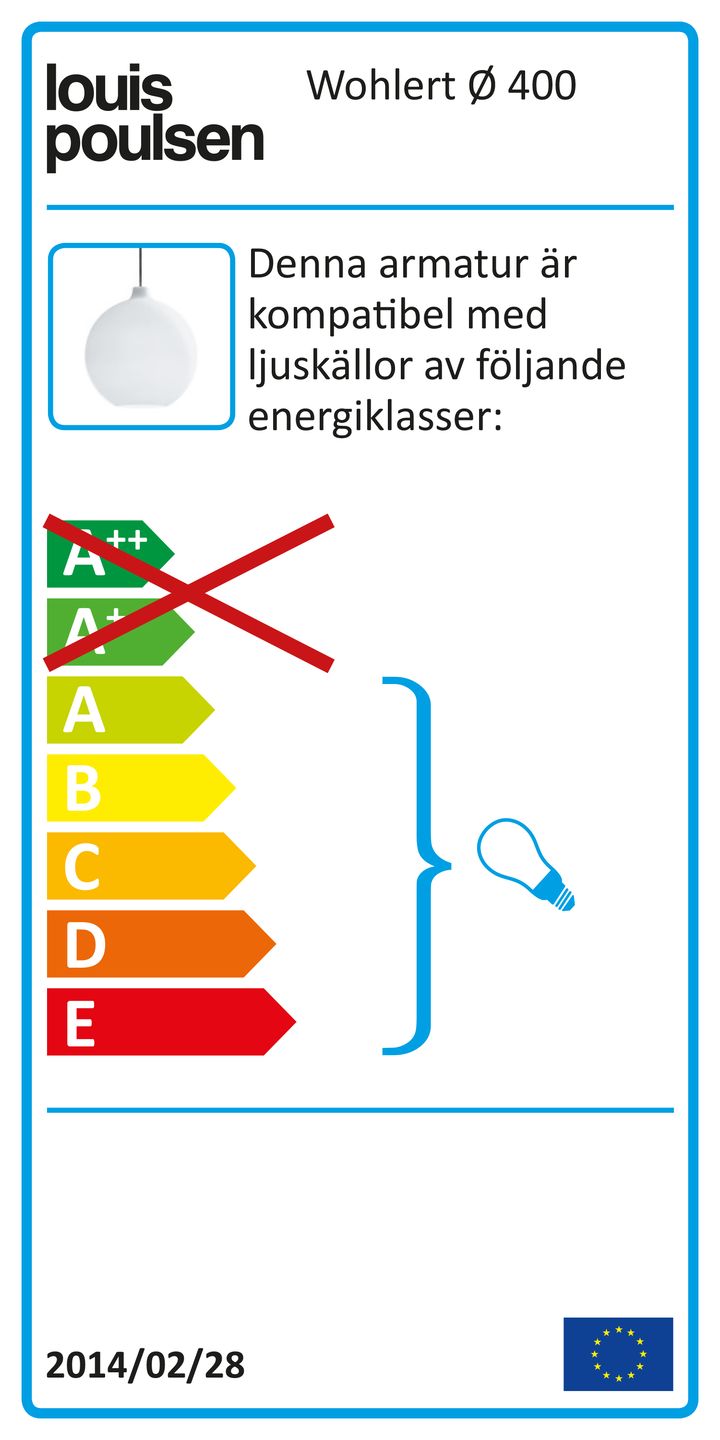 Wohlert pendel Ø40 cm - Vitt opalglas - Louis Poulsen