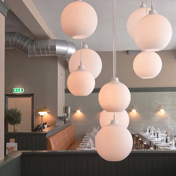 Wohlert pendel, Vit, ø40cm, led Louis Poulsen