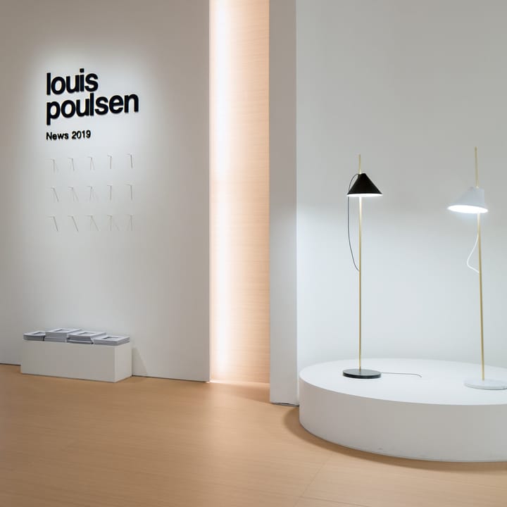 Yuh golvlampa, Svart-mässing Louis Poulsen