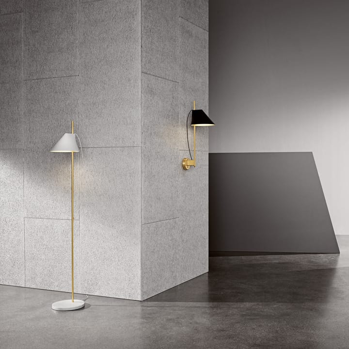 Yuh golvlampa, Vit-mässing Louis Poulsen