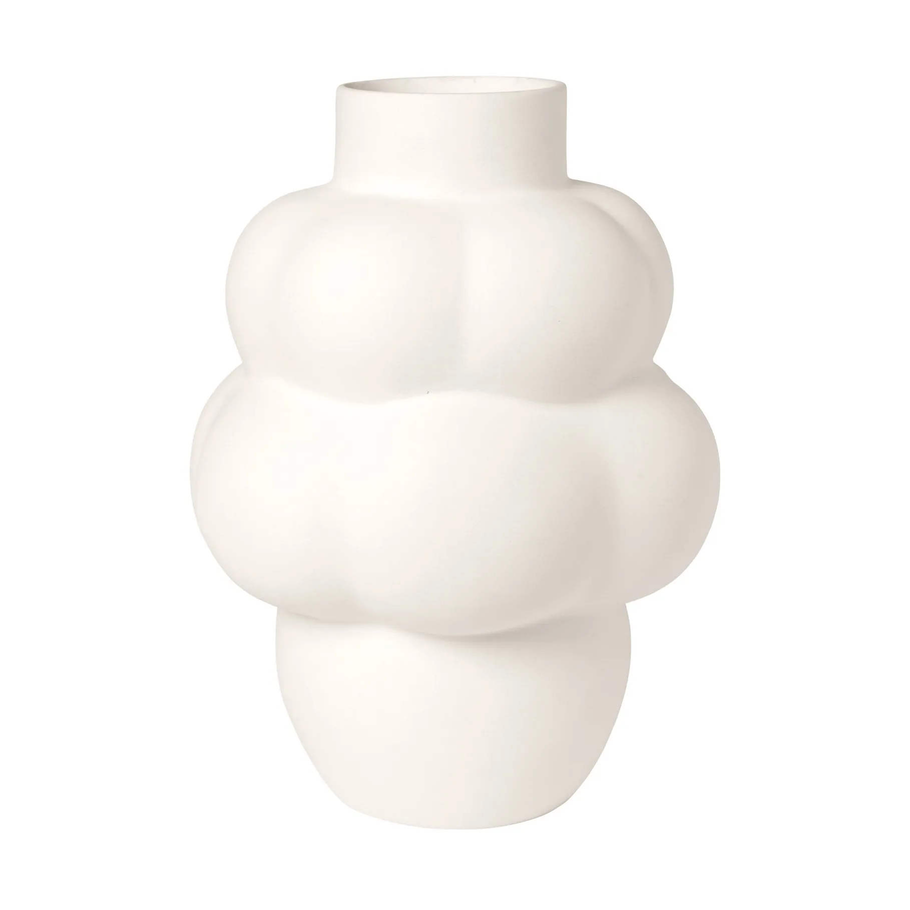 Balloon 04 vas keramik, Raw White Louise Roe