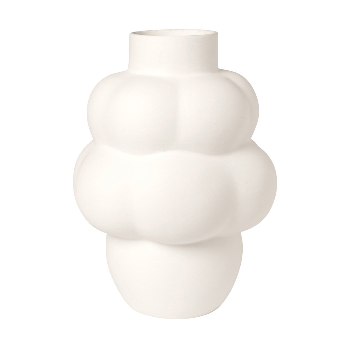 Louise Roe Balloon 04 vas keramik Raw White | Skandinavisk Design | Vaser | Vit