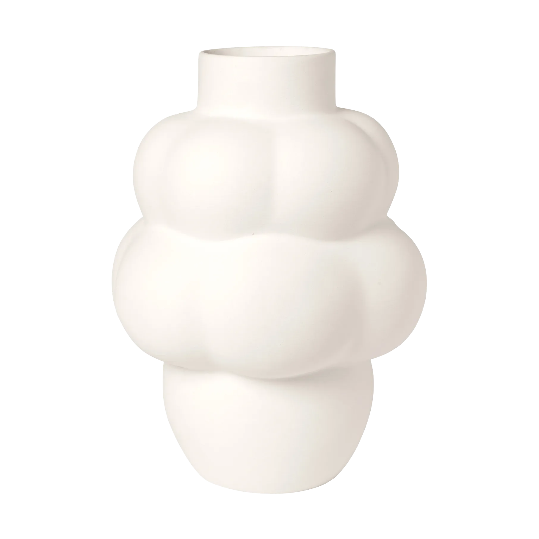 Balloon 04 vas Petit 18 cm, Raw White Louise Roe
