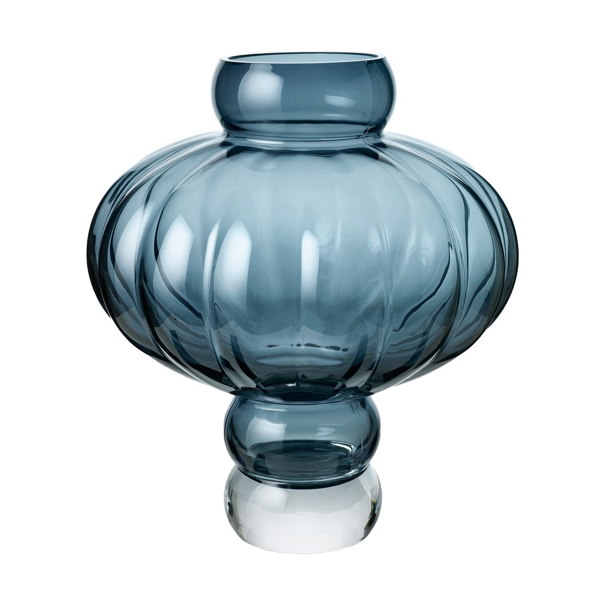 Louise Roe Balloon 08 vas 30 cm Blue | Skandinavisk Design | Vaser | Blå