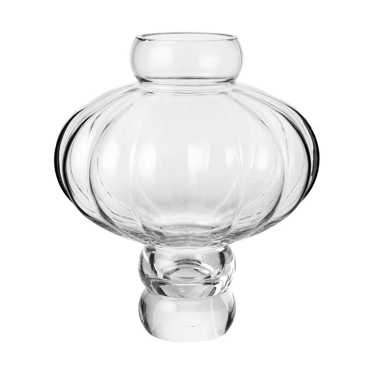 Louise Roe Balloon 08 vas 30 cm Clear | Skandinavisk Design | Vaser | Transparent