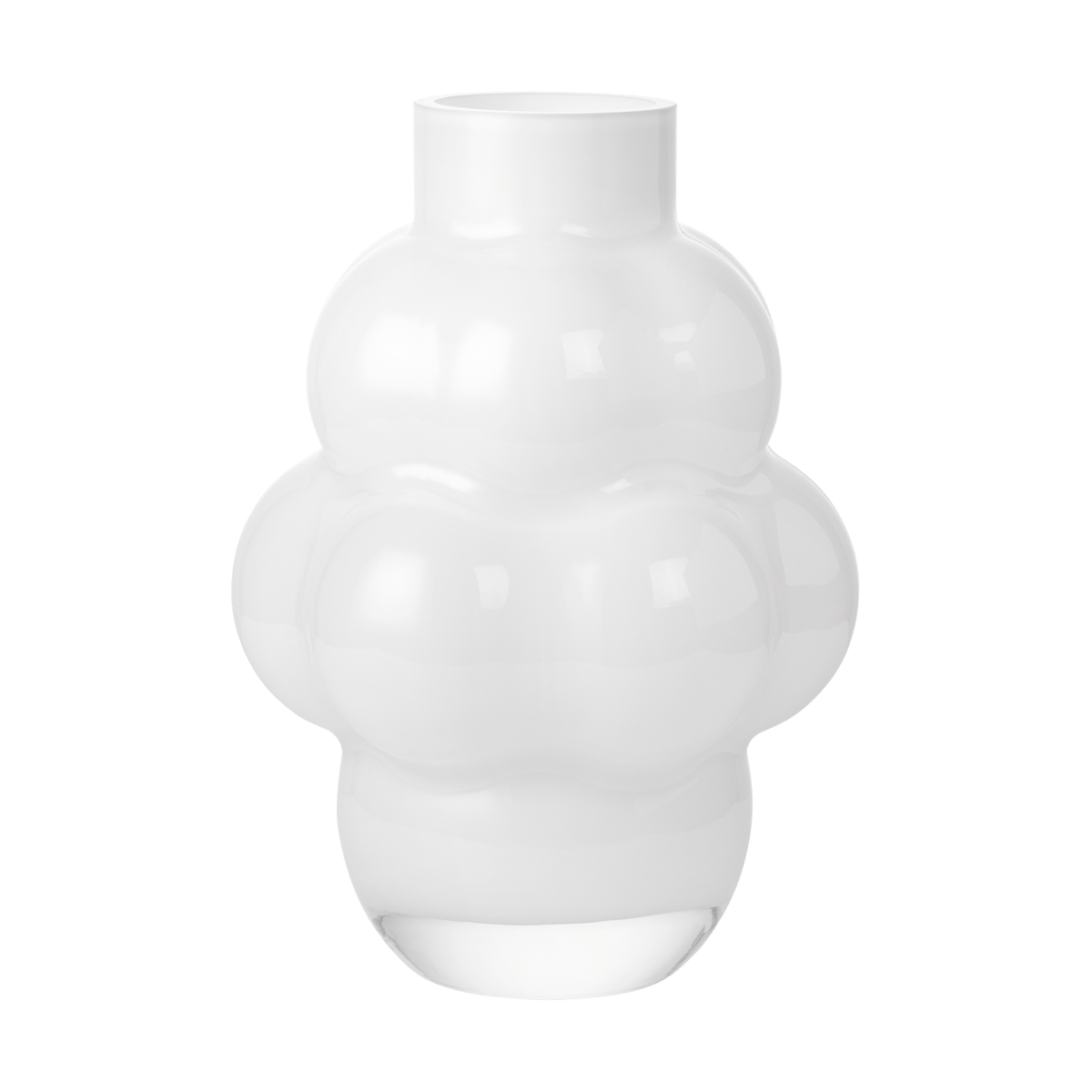 Louise Roe Balloon vas 04 32 cm Opal White | Skandinavisk Design | Vaser | Vit