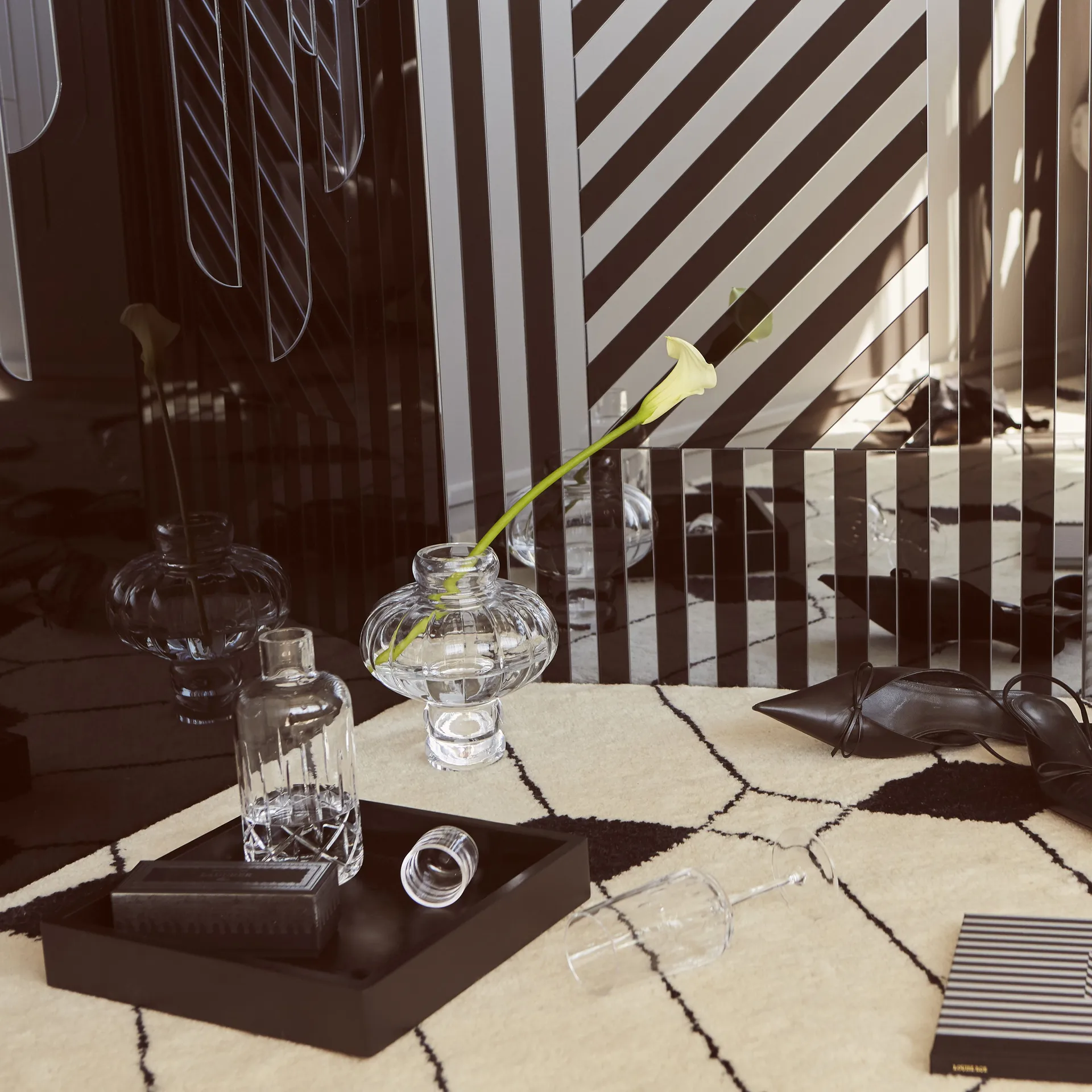 Balloon vas 20 cm, Klar Louise Roe