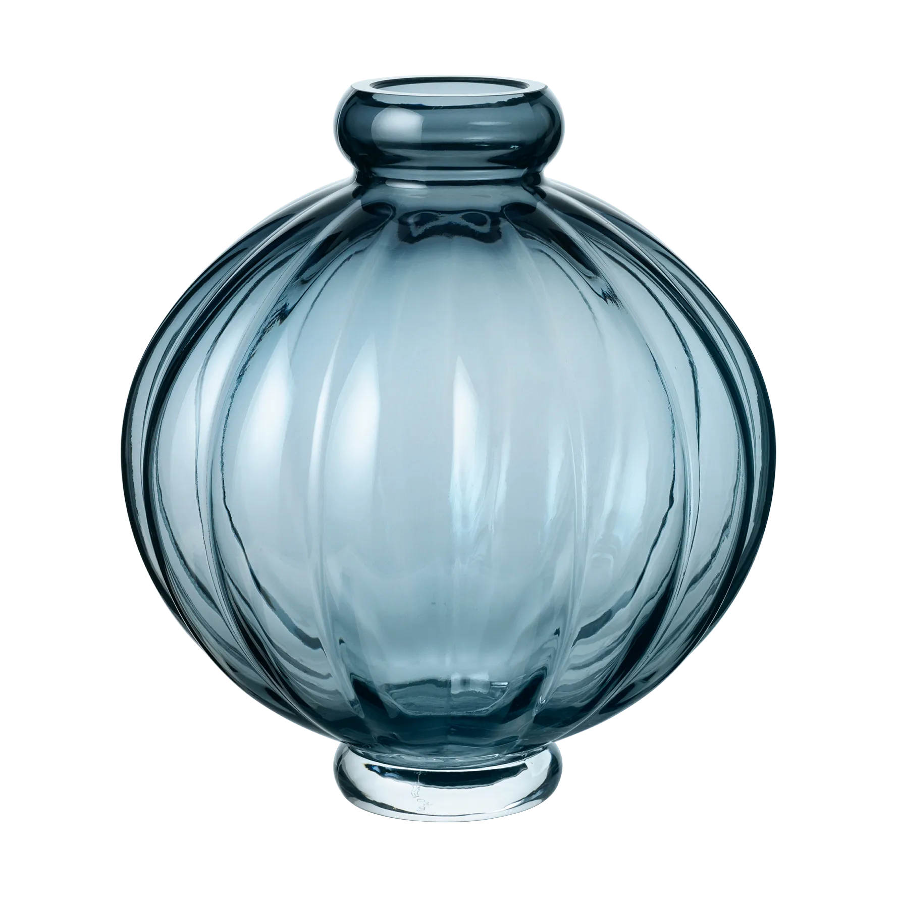 Balloon vas 25 cm, Blue Louise Roe