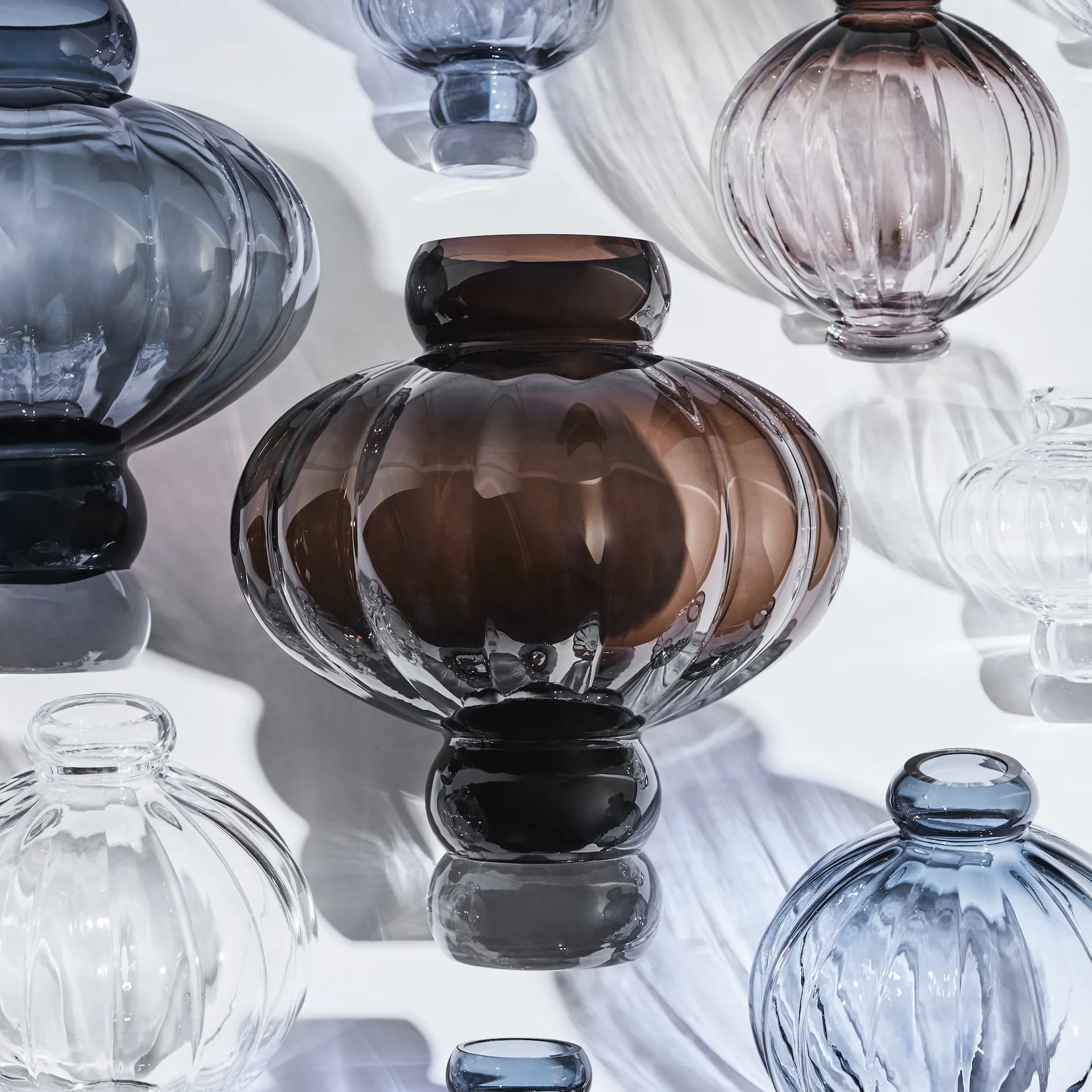 Balloon vas 25 cm, Klar Louise Roe