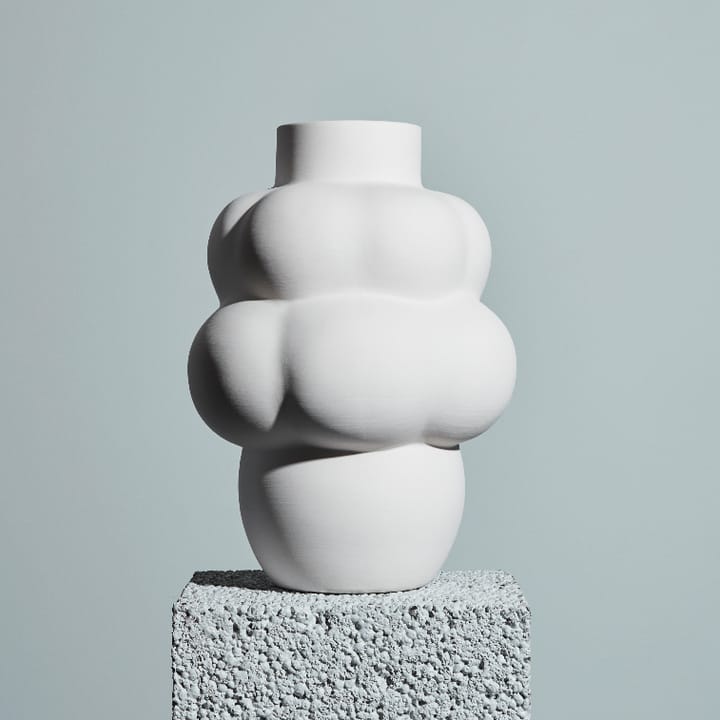 Balloon 04 vas keramik - Raw White - Louise Roe Copenhagen