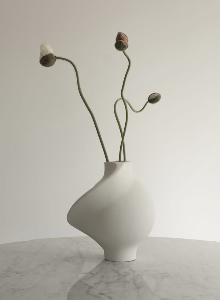 Pirout vas 01 22 cm, Raw White Louise Roe