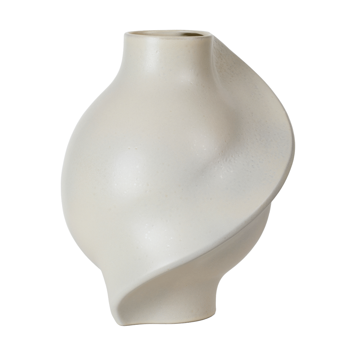 Louise Roe Pirout vas 02 42 cm Vintage Glaze | Skandinavisk Design | Vaser | Beige