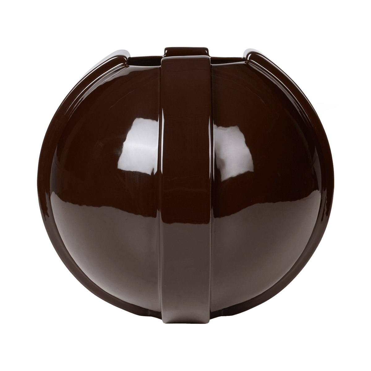 Louise Roe Vinci vas 01 29 cm Dark Brown | Skandinavisk Design | Vaser | Brun