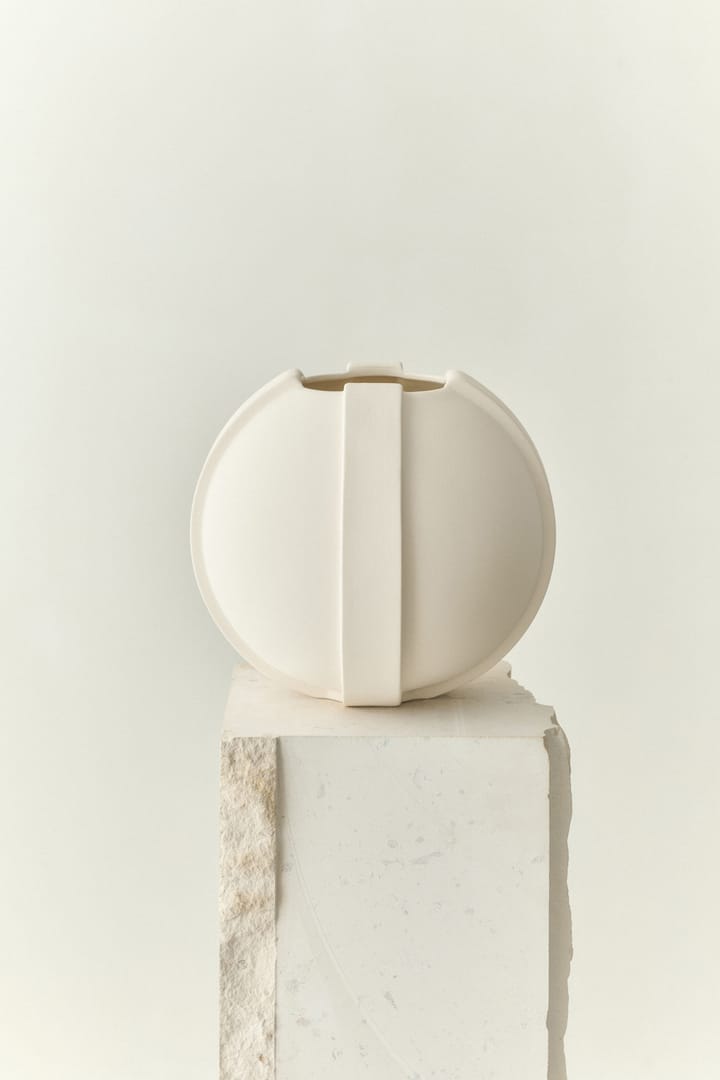 Vinci vas 01 29 cm, Raw White Louise Roe