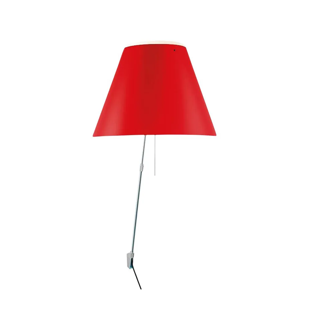 Costanza D13 a.i.f vägglampa, primary red Luceplan